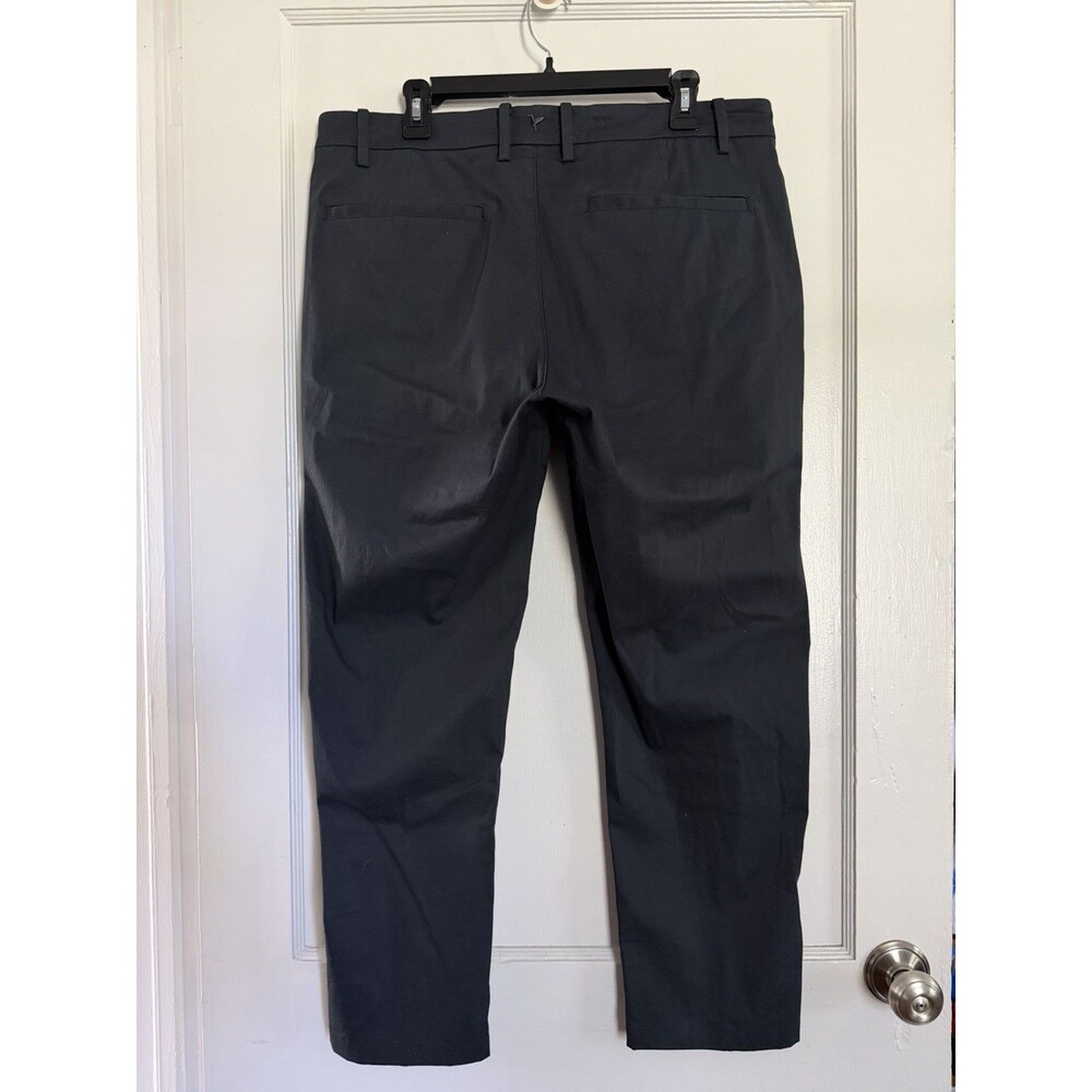 Bird Dogs Boom For Your Boomstick Pants Mens 38x32 Black Gray Stretch Golf Chino